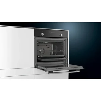 Siemens HB237JES0T 66 Lt A Enerji Sınıfı Dijital Retro Tam Boy Ankastre Fırın Siyah