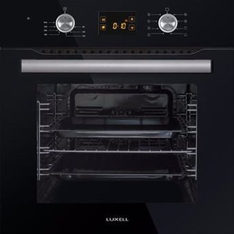 Luxell A6SF2 DDT 56 Lt A Enerji Sınıfı Dijital Retro Tam Boy Ankastre Fırın Siyah