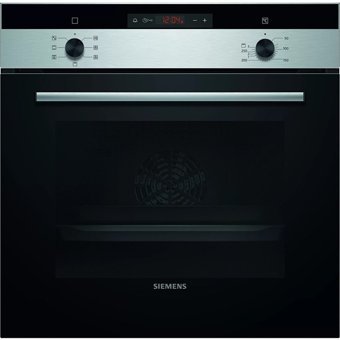 Siemens HB013FBS1T 66 Lt A Enerji Sınıfı Analog Retro Tam Boy Ankastre Fırın Siyah