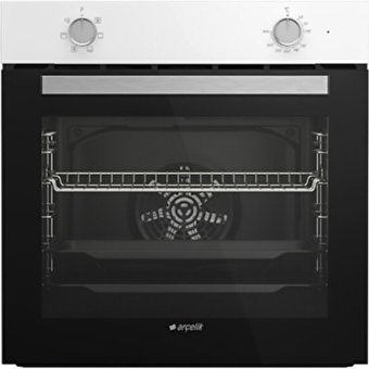 Arçelik AFM 130 B 72 Lt A Enerji Sınıfı Analog Modern Tam Boy Ankastre Fırın Beyaz
