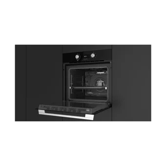 Teka HLB 8416 BK 70 Lt Enerji Sınıfı Dijital Retro Tam Boy Ankastre Fırın Siyah