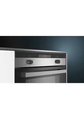 Siemens HB013FBS0T 66 Lt A Enerji Sınıfı Analog Retro Tam Boy Ankastre Fırın Siyah
