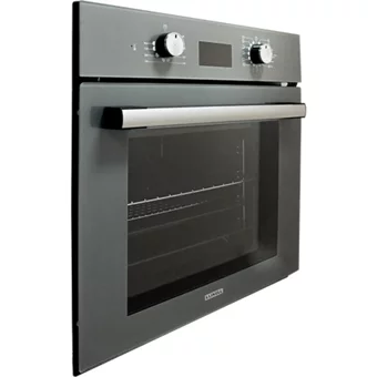 Luxell B66-SGF3 OPALL 54 Lt A Enerji Sınıfı Dijital Retro Tam Boy Ankastre Fırın Gri