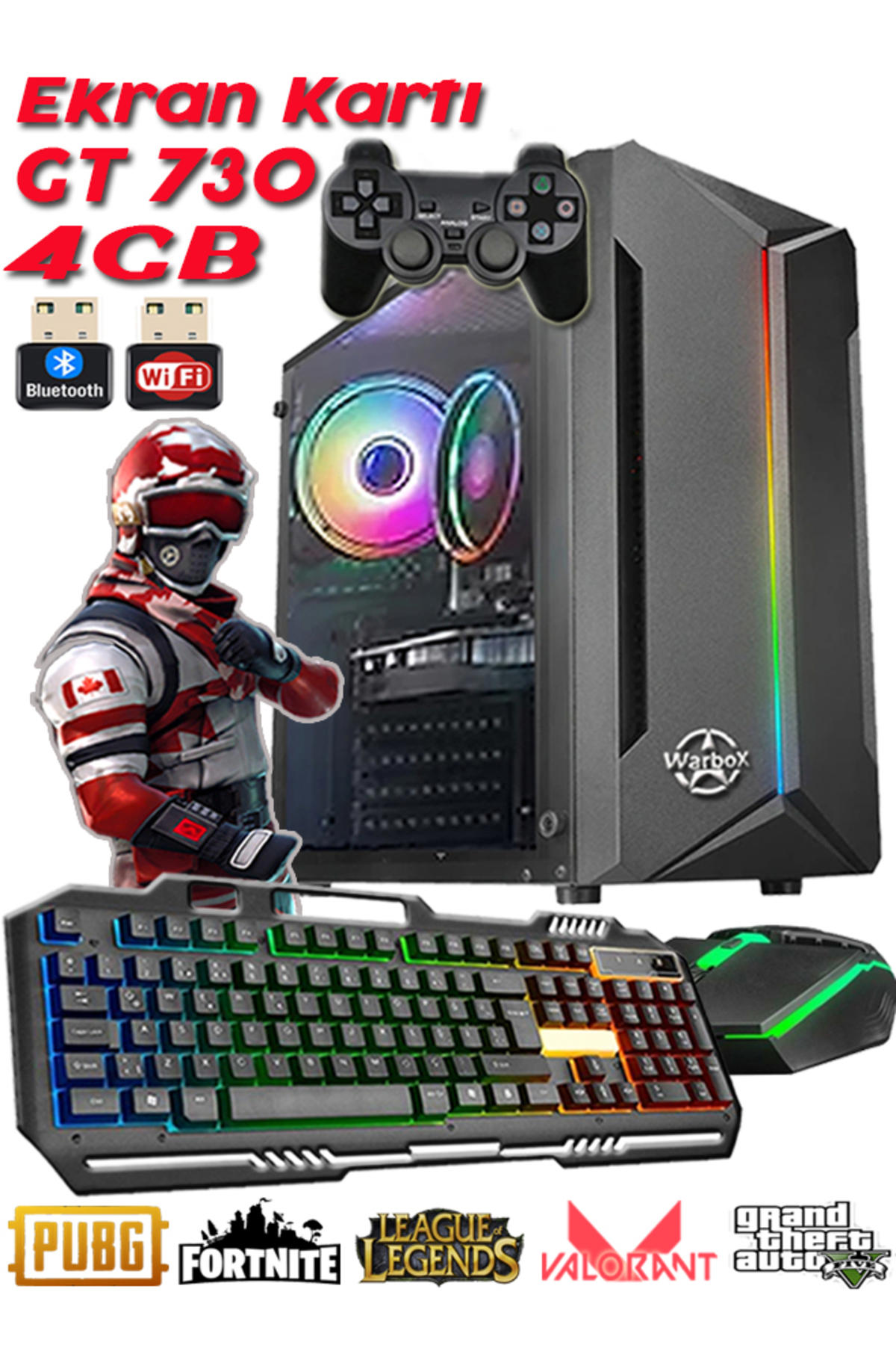 Alpin MAX Harici GeForce GT 730 Intel Core i7 860 8 GB Ram 120 GB HDD + 128 GB SSD Tower FreeDos Masaüstü Bilgisayar