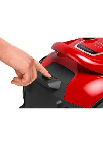 Bosch BGS41PET1 750 W Hepa Filtreli 2.4 lt Kapasiteli Toz Torbasız Süpürge Kırmızı