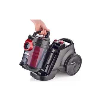 Sinbo SVC-3459 1400 W 3.5 lt Kapasiteli Toz Torbasız Süpürge Kırmızı Siyah