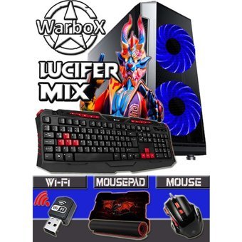 Warbox LUCİFER MİX Harici Radeon R7 240 Intel Core i5 650 8 GB Ram 120 GB HDD + 128 GB SSD Tower FreeDos Masaüstü Bilgisayar