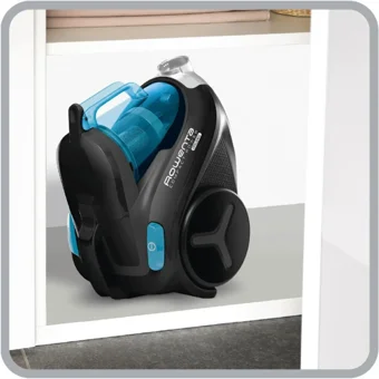 Rowenta Compact Power Cyclonic RO3731EA 750 W Hepa Filtreli 1.5 lt Kapasiteli Toz Torbasız Süpürge Mavi Siyah