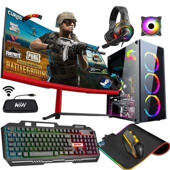 Zeiron RX80 Harici GeForce GTX 1050 Ti Intel Core i5 3470 16 GB Ram 1 TB HDD + 240 GB SSD Tower FreeDos 24 inç Monitörlü Masaüstü Bilgisayar