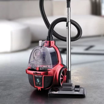 Stilevs Spektron Premium 700 W Hepa Filtreli 2 lt Kapasiteli Toz Torbasız Süpürge Vişne