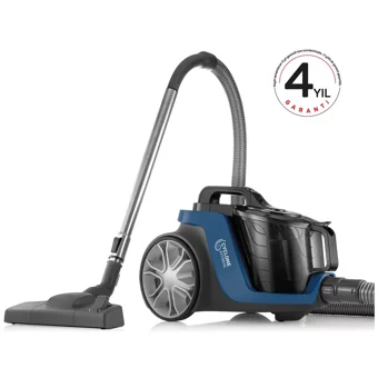 Arzum AR4125 899 W Hepa Filtreli 2.2 lt Kapasiteli Toz Torbasız Süpürge Mavi