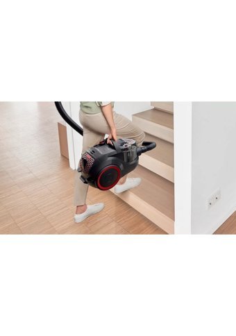Bosch BGS41POW2 700 W Hepa Filtreli 2.4 lt Kapasiteli Toz Torbasız Süpürge Kırmızı Siyah