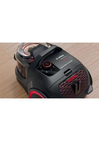 Bosch BGS41POW2 700 W Hepa Filtreli 2.4 lt Kapasiteli Toz Torbasız Süpürge Kırmızı Siyah