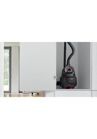 Bosch BGS41POW2 700 W Hepa Filtreli 2.4 lt Kapasiteli Toz Torbasız Süpürge Kırmızı Siyah