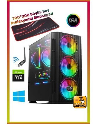 Noder RX14 Harici Radeon RX 580 AMD Ryzen 5 5500 16 GB Ram DDR4 1 TB HDD + 256 GB SSD Tower FreeDos Masaüstü Bilgisayar