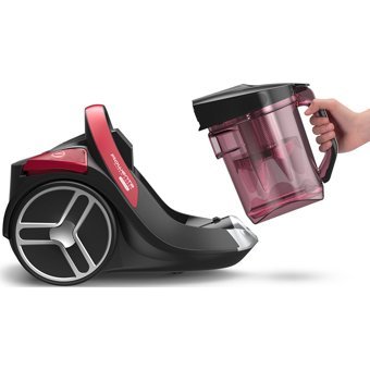 Rowenta RO7283 550 W 2.5 lt Kapasiteli Toz Torbasız Süpürge Bordo Siyah
