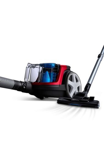 Philips PowerPro City FC9331 900 W Hepa Filtreli 1.5 lt Kapasiteli Toz Torbasız Süpürge Kırmızı