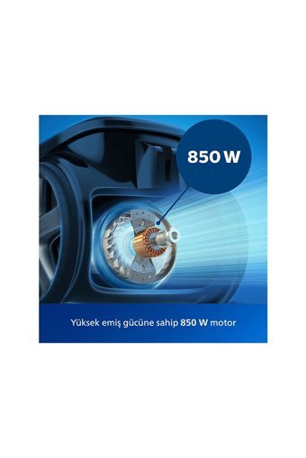Philips XB2122/09 2000 850 W 1.3 lt Kapasiteli Toz Torbasız Süpürge Beyaz