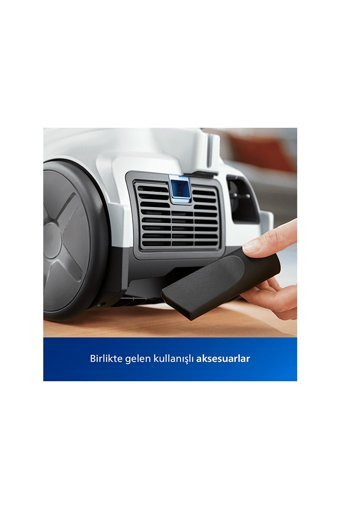 Philips XB2122/09 2000 850 W 1.3 lt Kapasiteli Toz Torbasız Süpürge Beyaz