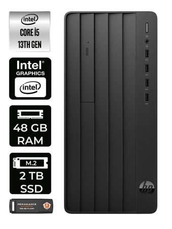 HP Pro Tower 290 G9 8T2W9ES Dahili Intel UHD Graphics Intel Core i5 13500 48 GB Ram 2 TB SSD Tower Windows 11 Pro Masaüstü Bilgisayar + PER4 BELLEK