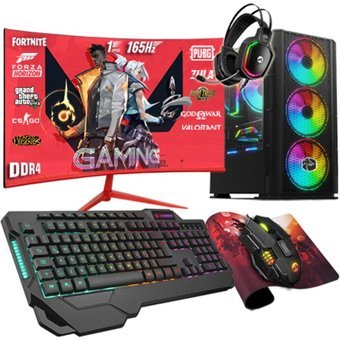 Zeiron BSX77 Harici GeForce GTX 1050 Ti AMD Ryzen 5 3600 32 GB Ram 1 TB HDD + 256 GB SSD Tower FreeDos 23.8 inç Monitörlü Masaüstü Bilgisayar