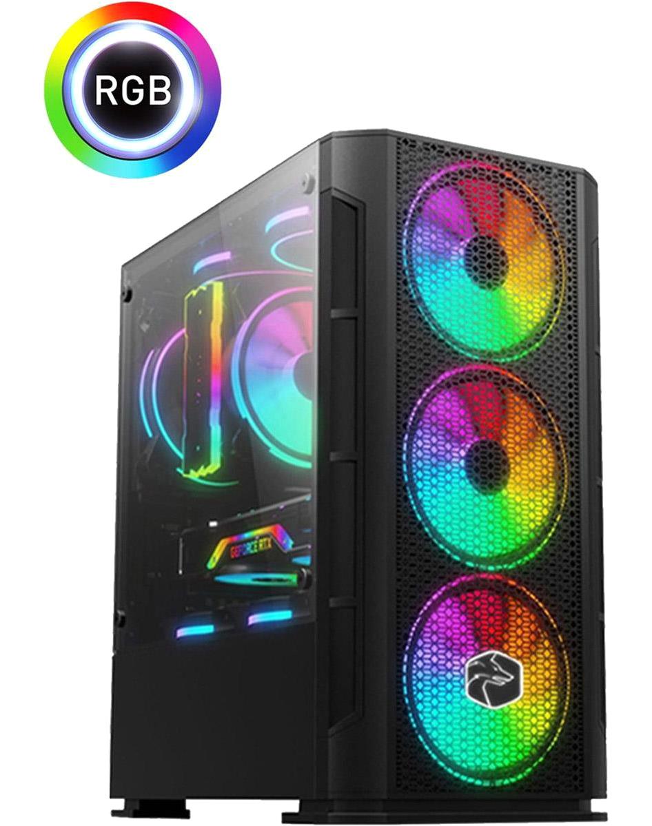 Zeiron TSX70 Harici Radeon RX 580 AMD Ryzen 5 3600 16 GB Ram DDR4 1 TB HDD + 256 GB SSD Tower FreeDos Masaüstü Bilgisayar
