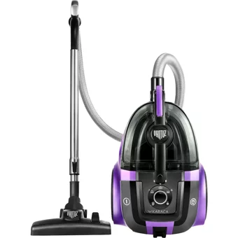 Karaca Vantuz 4 899 W Hepa Filtreli 3.15 lt Kapasiteli Toz Torbasız Süpürge Mor