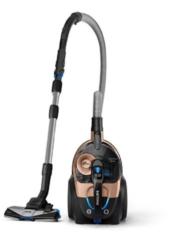 Philips Marathon Daily XB7151 900 W Hepa Filtreli 2 lt Kapasiteli Toz Torbasız Süpürge Altın Siyah