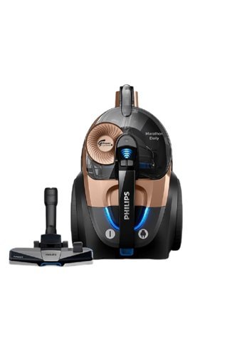 Philips Marathon Daily XB7151 900 W Hepa Filtreli 2 lt Kapasiteli Toz Torbasız Süpürge Altın Siyah