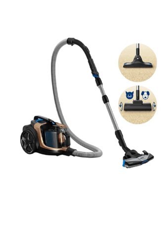 Philips Marathon Daily XB7151 900 W Hepa Filtreli 2 lt Kapasiteli Toz Torbasız Süpürge Altın Siyah