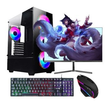 Oleas GMX70 Harici GeForce GTX 1050 Ti Intel Core i5 3470 16 GB Ram 1 TB HDD + 256 GB SSD Tower FreeDos 23.8 inç Monitörlü Masaüstü Bilgisayar