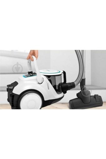Bosch BGS41HYG1 Pro Hygienic 550 W Hepa Filtreli 2.4 lt Kapasiteli Toz Torbasız Süpürge Beyaz