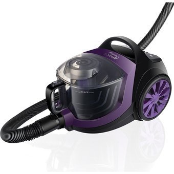 Arnica ET14301 750 W Hepa Filtreli 3 lt Kapasiteli Toz Torbasız Süpürge Mor Siyah