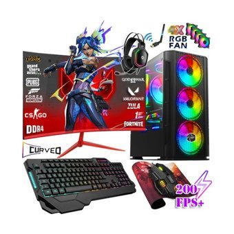Zeiron DRX17 Harici GeForce GTX 1650 AMD Ryzen 5 3600 16 GB Ram 1 TB HDD + 512 GB SSD Tower FreeDos 23.8 inç Monitörlü Masaüstü Bilgisayar