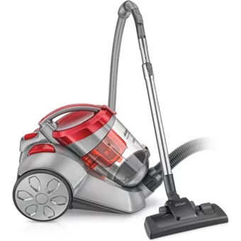 Arzum AR4008 1550 W Hepa Filtreli 3 lt Kapasiteli Toz Torbasız Süpürge Kırmızı Gri