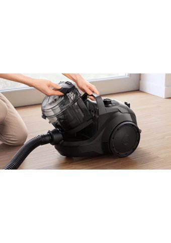 Bosch BGC21X300 550 W Hepa Filtreli 2 lt Kapasiteli Toz Torbasız Süpürge Siyah