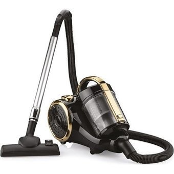 Goldmaster GM-7560 800 W Hepa Filtreli 3.5 lt Kapasiteli Toz Torbasız Süpürge Altın Siyah
