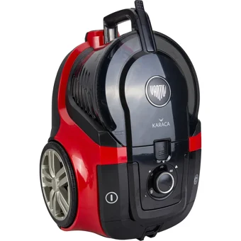 Karaca Vantuz S6 899 W Hepa Filtreli 2.8 lt Kapasiteli Toz Torbasız Süpürge Kırmızı