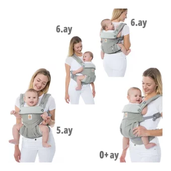 Ergobaby Omni Dream 360 20 kg Kapasiteli Oturaklı Her Yöne Yenidoğan Kanguru Pembe