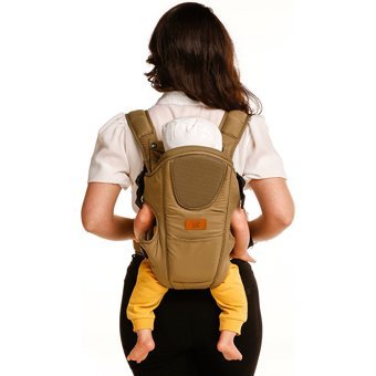 Baby Plus Flory 4-12 kg Kapasiteli Oturaklı Her Yöne Kanguru Kahverengi
