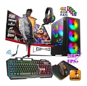 Zeiron X70 Harici Radeon RX 580 Intel Core i5 10400F 32 GB Ram 1 TB HDD + 256 GB SSD Tower FreeDos 23.8 inç Monitörlü Masaüstü Bilgisayar