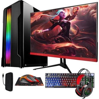 Ramtech DG162 Harici GeForce RTX 3060 Ti Intel Core i5 6500 16 GB Ram 1 TB HDD + 256 GB SSD Tower FreeDos 23.8 inç Monitörlü Masaüstü Bilgisayar