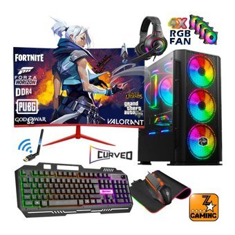 Zeiron IRONHİDE X15 Harici GeForce RTX 3060 Ti AMD Ryzen 5 3600 32 GB Ram 1 TB HDD + 256 GB SSD Tower FreeDos 23.8 inç Monitörlü Masaüstü Bilgisayar