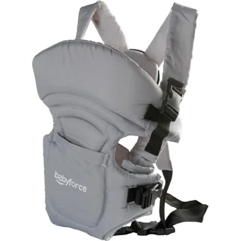 Baby Force Roona 4-12 kg Kapasiteli Oturaklı Her Yöne Kanguru Gri