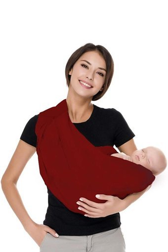 Tommy Baby Calvin Sling 3-15 kg Kapasiteli Her Yöne Kanguru Bordo