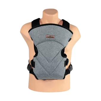 Molmini Comfort 3-12 kg Kapasiteli Oturaklı Her Yöne Yenidoğan Kanguru Gri