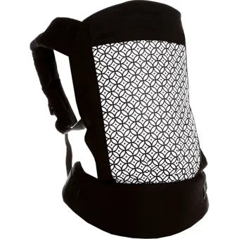 Baby Plus Fashion Desenli 4-20 kg Kapasiteli Oturaklı Her Yöne Kanguru Siyah