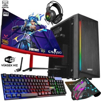 Biggamex ZX11 Harici GeForce GT 730 Intel Core i5 3470 16 GB Ram 1 TB HDD + 512 GB SSD Tower FreeDos 23.8 inç Monitörlü Masaüstü Bilgisayar