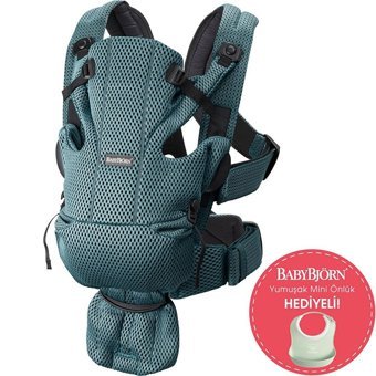 BabyBjörn Move 3D Mesh Move 3.5-12 kg Kapasiteli Oturaklı Her Yöne Kanguru Yeşil