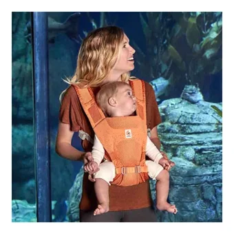 Ergobaby Aerloom 360 15 kg Kapasiteli Oturaklı Her Yöne Yenidoğan Kanguru Turuncu